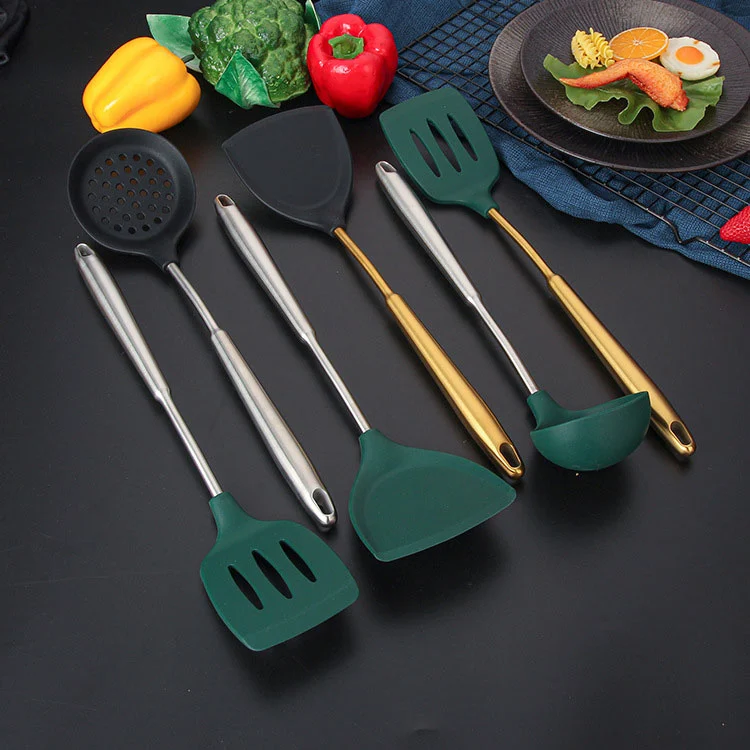 4pc set Heat-resistant Silicone Kitchen Cooking sets