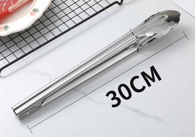 Stainless Steel Barbecue Grill Tongs